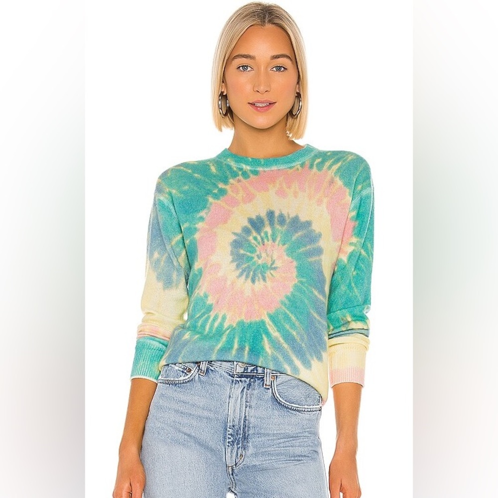 NWOT Autumn Cashmere Pastel Tie-Dye Sweater